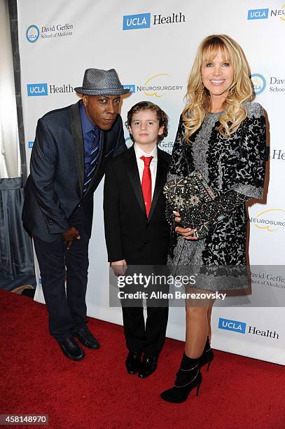 Arsenio Hall, Smokey Child and Joan Dangerfield attend UCLA's 2014 Visionary Ball benefiting the Department of Neurosurgery at the Beverly Wilshire...