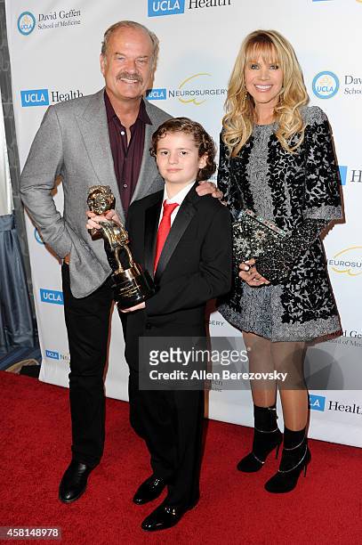 Kelsey Grammer, Smokey Child and Joan Dangerfield attend UCLA's 2014 Visionary Ball benefiting the Department of Neurosurgery at the Beverly Wilshire...