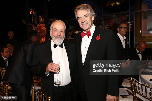 Honoree Mike Leigh, OBE and British Ambassador to the USA Sir Peter Westmacott KCMG, LVO attend the BAFTA Los Angeles Jaguar Britannia Awards...