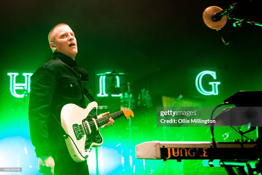 Jungle Perform At Shepherds Bush Empire In London