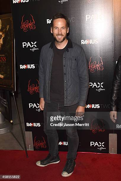 Actor Ryan O'Nan arrives at the Los Angeles premiere of RADiUS-TWC's 'Horns' at ArcLight Hollywood on October 30, 2014 in Hollywood, California.