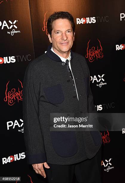 Producer Peter Gruber arrives at the Los Angeles premiere of RADiUS-TWC's 'Horns' at ArcLight Hollywood on October 30, 2014 in Hollywood, California.