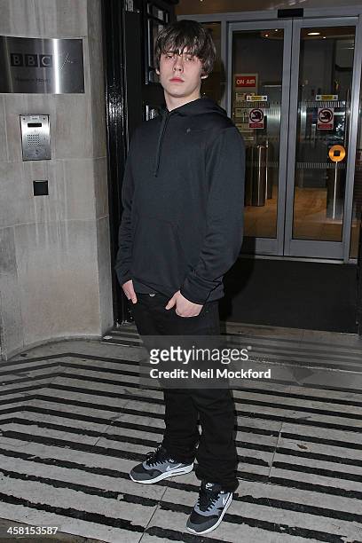 Jake Bugg seen at BBC Radio 2 on December 20, 2013 in London, England.