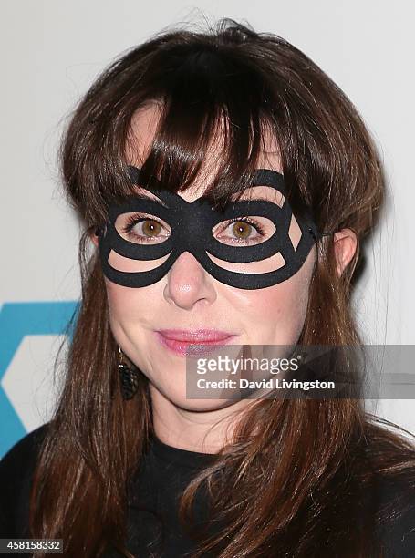 Actress Allyn Rachel attends UNICEF's Next Generation's 2nd Annual UNICEF Masquerade Ball at Hollywood Forever Cemetery on October 30, 2014 in Los...