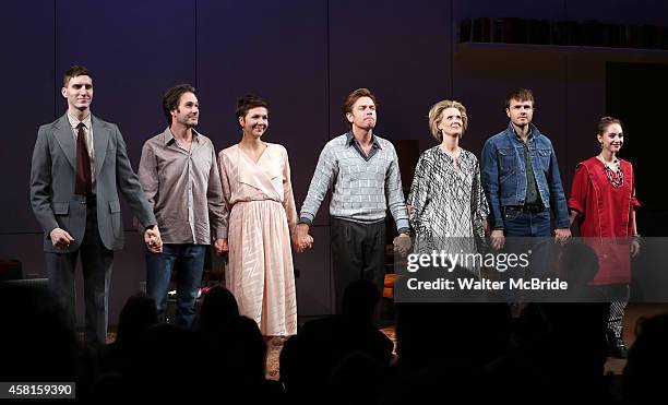 Alex Breaux, Josh Hamilton, Maggie Gyllenhaal, Ewan McGregor, Cynthia Nixon, Ronan Raftery and Madeline Weinstein during the Roundabout Theatre...