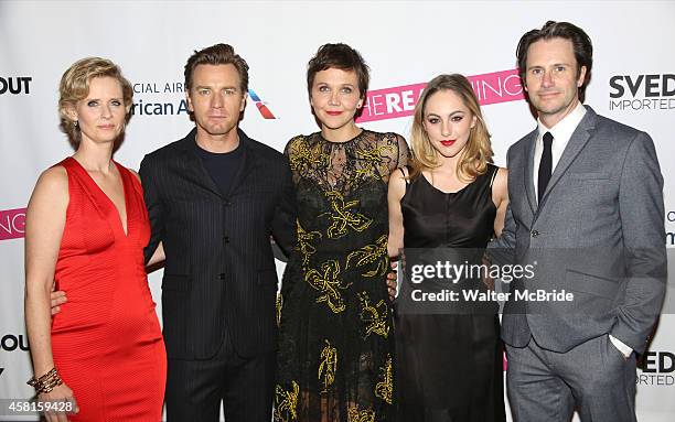 Cynthia Nixon, Ewan McGregor, Maggie Gyllenhaal, Madeline Weinstein and Josh Hamilton attend the Roundabout Theatre Company's Broadway Opening Night...