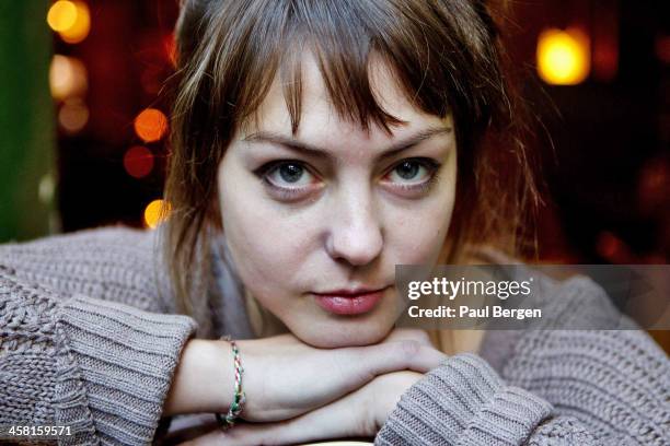 American singer-songwriter Angel Olsen poses on December 11, 2013 in Amsterdam, Netherlands.