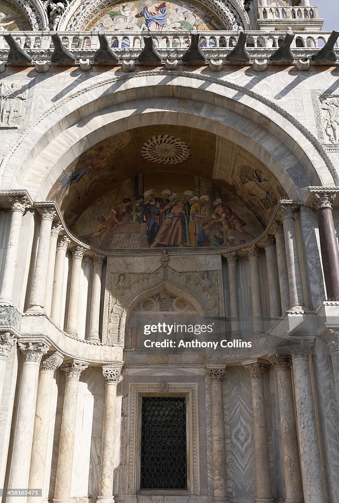 Detail of window. Basilica San Marco Venice