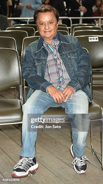 Actor Deep Roy is seen during the opening ceremony of the World of Tim Burton exhibition at Roppongi Hills arena on October 31, 2014 in Tokyo, Japan.