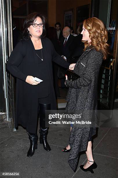 Rosie O'Donnell and wife Michelle Rounds attend the Roundabout Theatre Company's Broadway Opening Night performance of 'The Real Thing' at the...