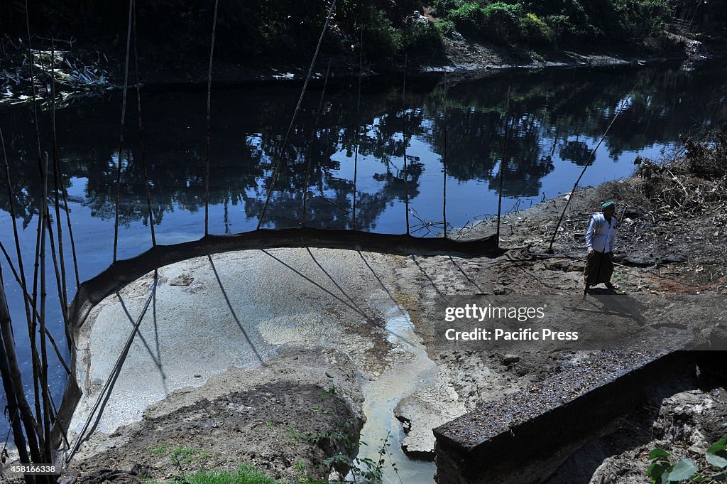 Soil, water and the environment become polluted by...