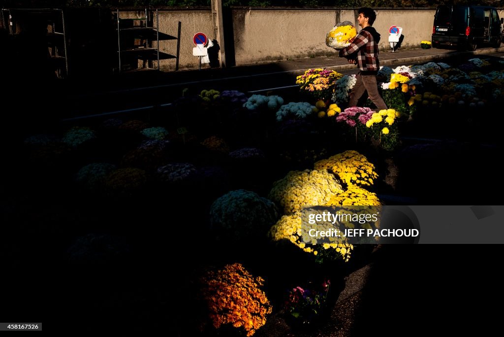 FRANCE-RELIGION-ALL SAINTS-CEMETERY-FEATURE