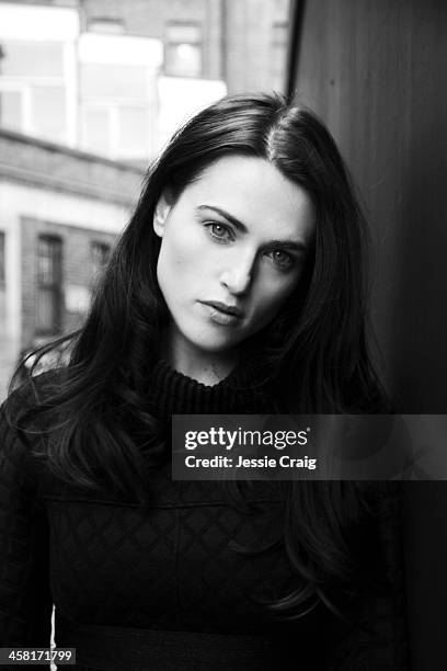 Actor Katie McGrath is photographed for Wonderland on August 9, 2013 in London, England.
