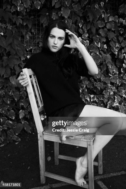 Actor Katie McGrath is photographed for Wonderland on August 9, 2013 in London, England.