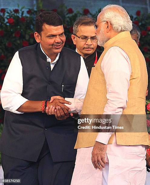 Devendra 178 Leader Devendra Fadnavis Sworn In As Maharashtra Chief Minister ...