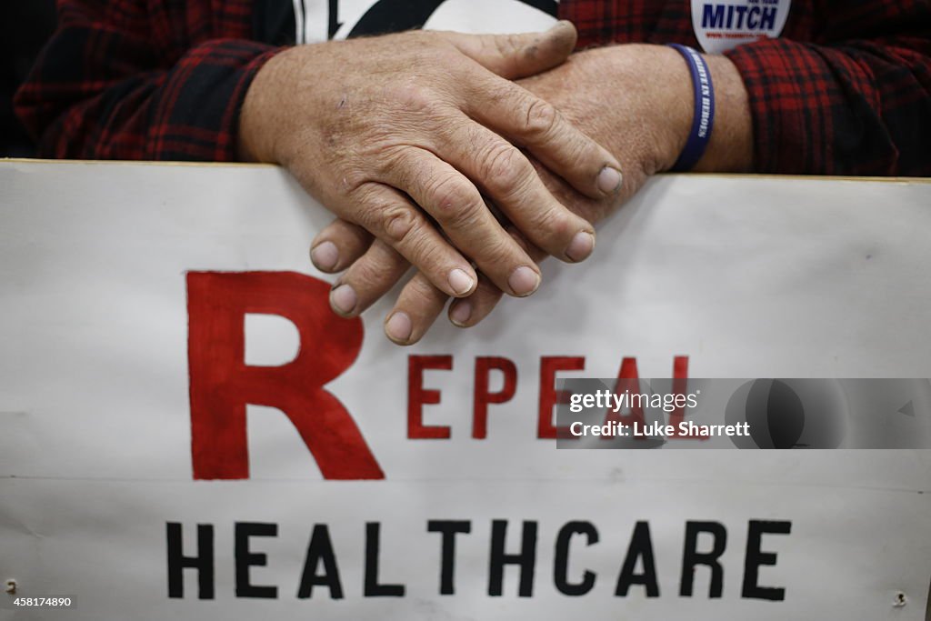 Mitch McConnell Campaigns Across Kentucky As Midterm Election Nears
