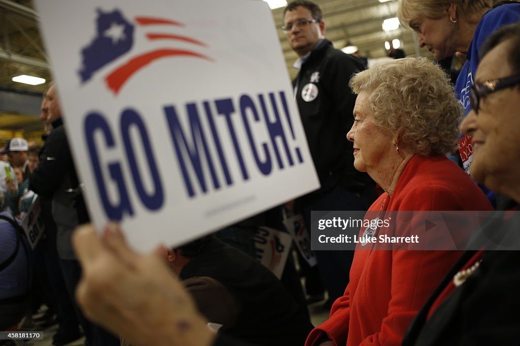 Mitch McConnell Campaigns Across Kentucky As Midterm Election Nears