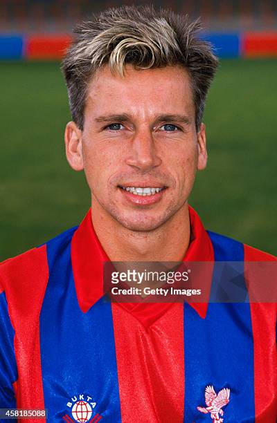 Crystal Palace player Alan Pardew pictured before the 1988/89 season at Selhurst Park, London.