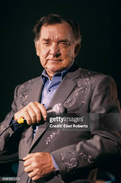 Ray Price performing at Stubbs for SXSW Music Festival in Austin, Texas on March 18,1998.