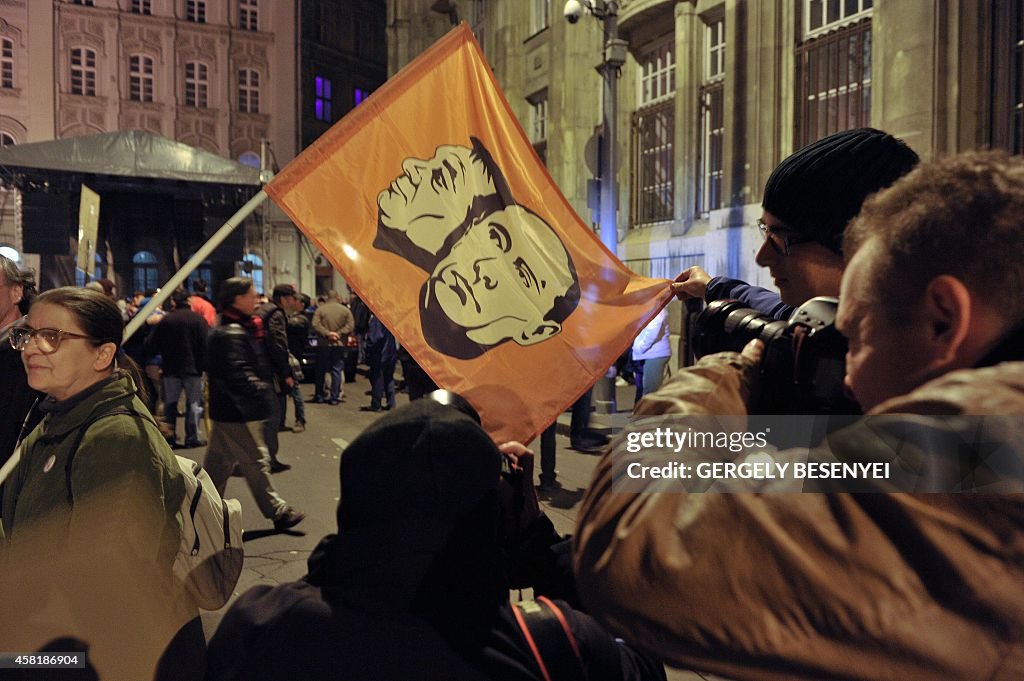 HUNGARY-POLITICS-INTERNET-PROTEST