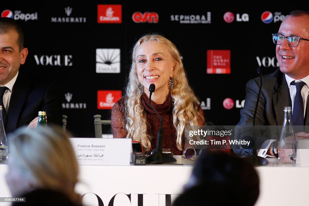 Vogue Fashion Dubai Experience - Press Conference