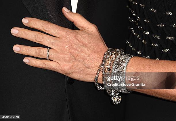 Lisa Hoffman arrives at the 2014 BAFTA Los Angeles Jaguar Britannia Awards Presented By BBC America And United Airlines at The Beverly Hilton Hotel...