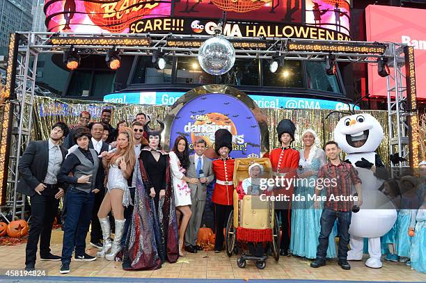 It is Halloween morning in Times Square and anything can happen - on GOOD MORNING AMERICA, 10/31/14, airing on the Walt Disney Television via Getty...