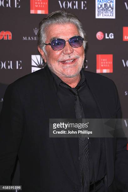 Roberto Cavalli attends the Gala Event during the Vogue Fashion Dubai Experience on October 31, 2014 in Dubai, United Arab Emirates.