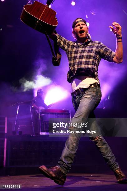 Singer Dierks Bentley, performs on the BMO Harris Bank Stage at the Henry W. Maier Festival Park during the Harley-Davidson 110th Anniversary in...