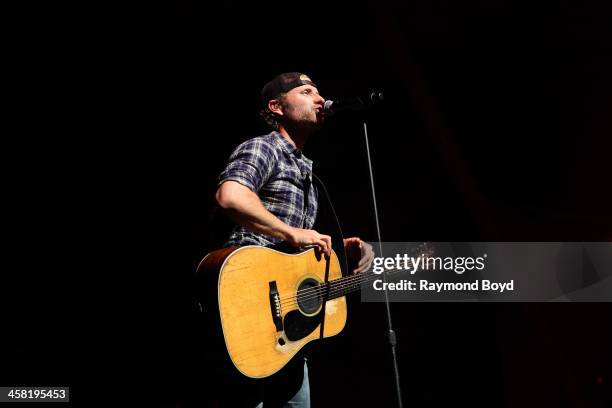 Singer Dierks Bentley, performs on the BMO Harris Bank Stage at the Henry W. Maier Festival Park during the Harley-Davidson 110th Anniversary in...