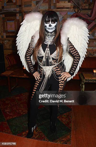 Fran Cutler attends 'Death Of A Geisha' which she hosted with Cafe KaiZen on October 31, 2014 in London, England.