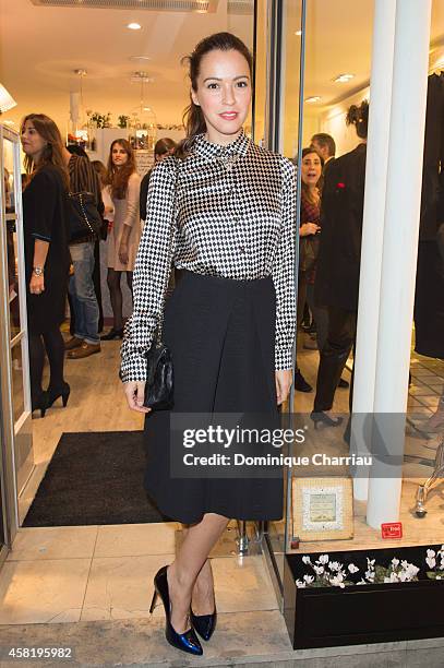 Veronica Sanchez attends the 'Dolores Promesas' Opening Store in Paris on October 31, 2014 in Paris, France.