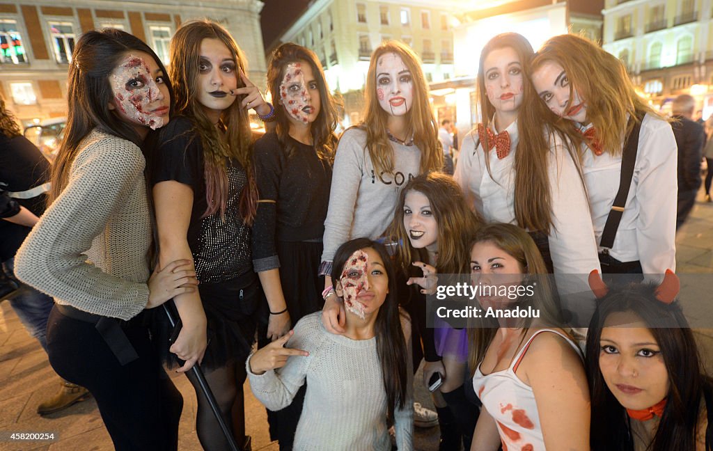 Halloween celebrations in Madrid