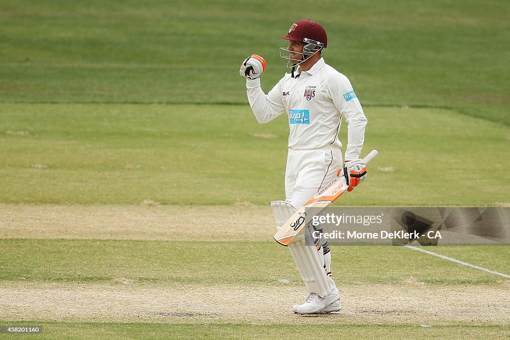 SA v QLD - Sheffield Shield: Day 2