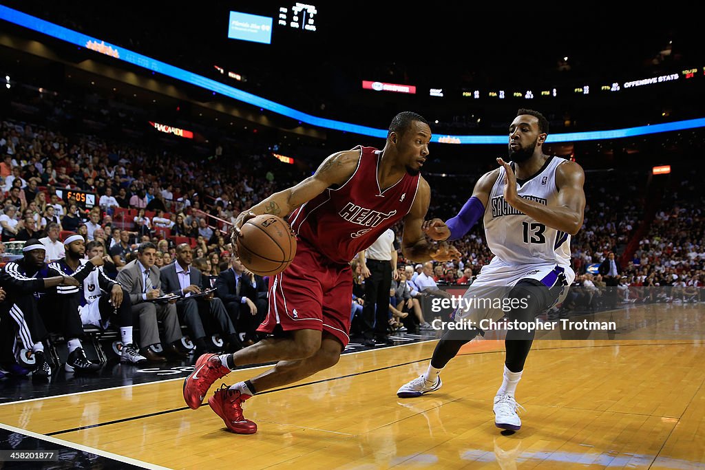 Sacramento Kings v Miami Heat