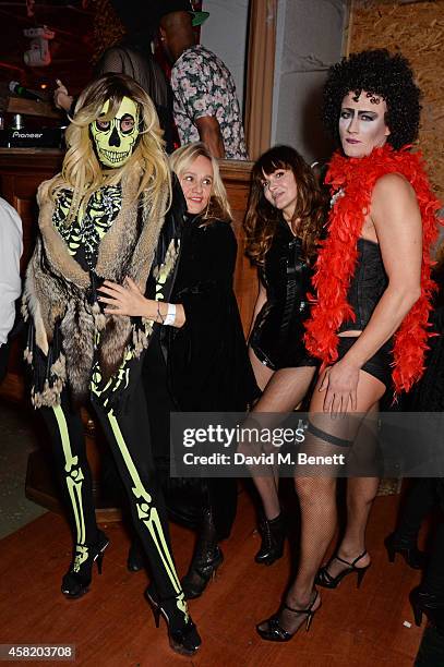 Fat Tony, Pip Gill, Annabelle Neilson and David Graham attend 'Death Of A Geisha' hosted by Fran Cutler and Cafe KaiZen with Grey Goose on October...