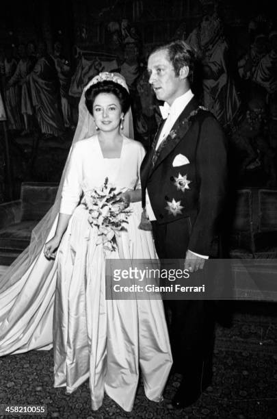 Wedding of Maria Vladimirovna Romanovna, daughter of the Grand Duke Vladimir Kirilovich of Russia, with Prince Franz Wilhelm of Prussia, 22nd...