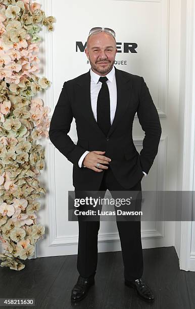 Alex Perry at the Myer Marquee on Derby Day at Flemington Racecourse on November 1, 2014 in Melbourne, Australia.