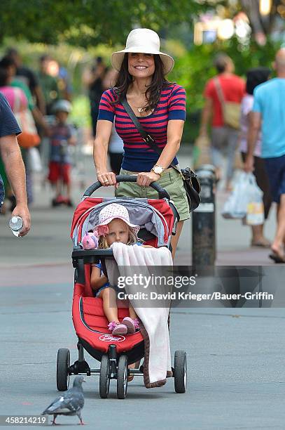Bethenny Frankel and her daughter, Bryn Hoppy are seen on July 23, 2013 in New York City.
