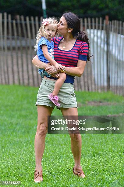 Bethenny Frankel and her daughter, Bryn Hoppy are seen on July 23, 2013 in New York City.