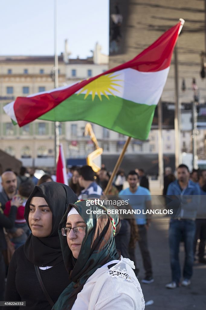 FRANCE-SYRIA-TURKEY-KOBANE-DEMO