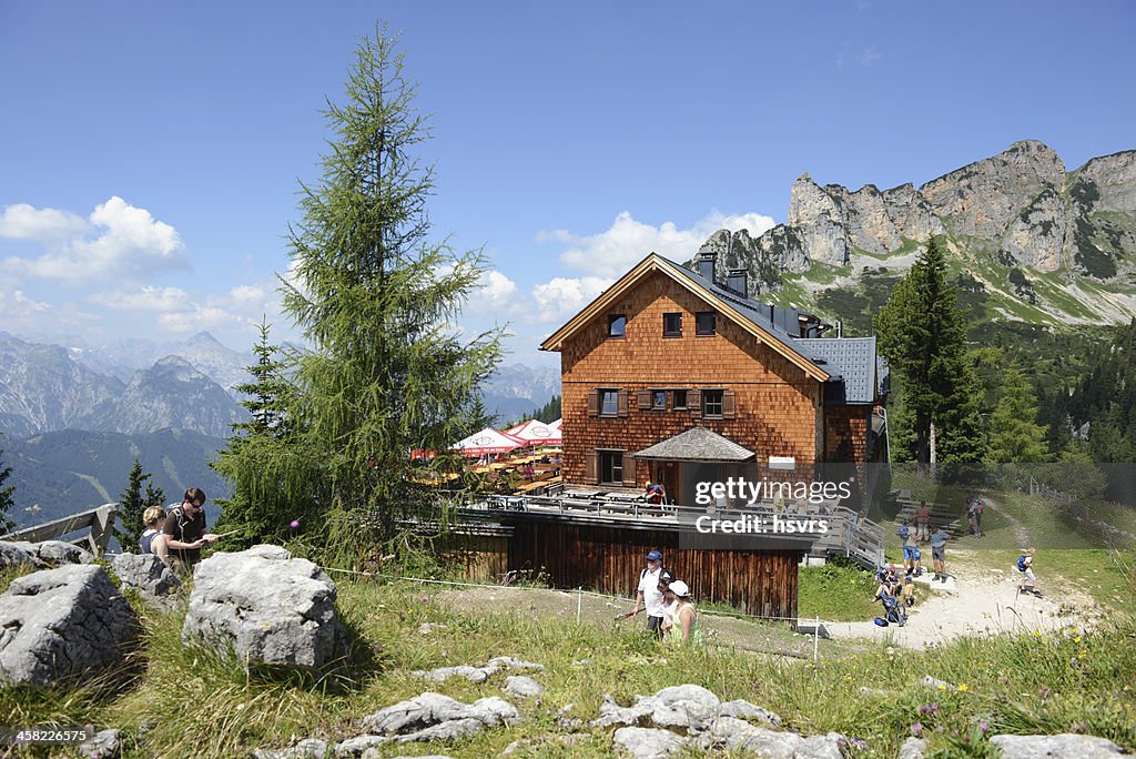 Erfurt Alpine hut in the valley Rofan