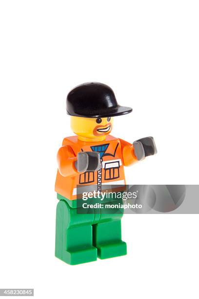 lego man - worker - human representation stock pictures, royalty-free photos & images