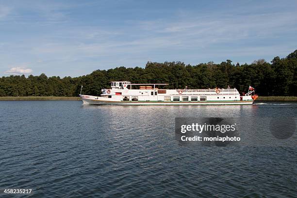 passenger ship - gizycko stockfoto's en -beelden