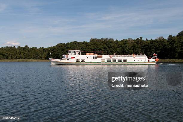 passenger ship - gizycko stock pictures, royalty-free photos & images