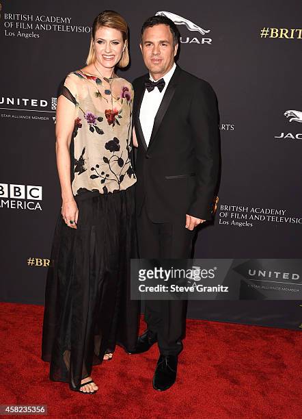 Mark Ruffalo arrives at the 2014 BAFTA Los Angeles Jaguar Britannia Awards Presented By BBC America And United Airlines at The Beverly Hilton Hotel...
