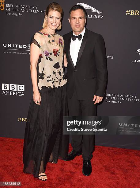 Mark Ruffalo arrives at the 2014 BAFTA Los Angeles Jaguar Britannia Awards Presented By BBC America And United Airlines at The Beverly Hilton Hotel...