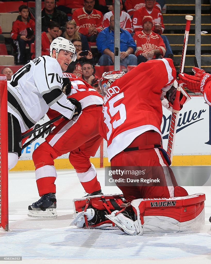 Los Angeles Kings v Detroit Red Wings