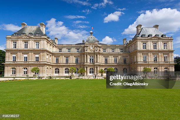 palais du luxembourg, paris. - palais du luxembourg stockfoto's en -beelden