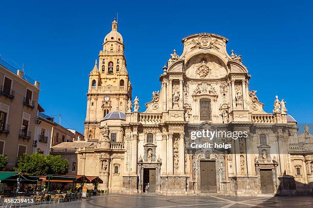 kathedrale von murcia, spanien - murcia stock-fotos und bilder